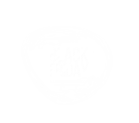 Png White Black Friday Speech Bubble PNG Overlay on transparent background
