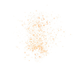 Png Orange Dust Glitter Sparkle PNG Overlay on transparent background
