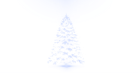 Png Christmas Blue Particle Tree Overlay PNG on transparent background