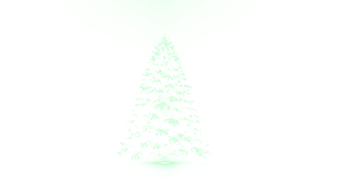 Png Transparent Christmas Overlay with Particle Tree and Star on transparent background