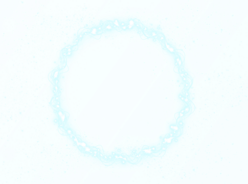 Png Cyan Light Ring Overlay PNG on transparent background