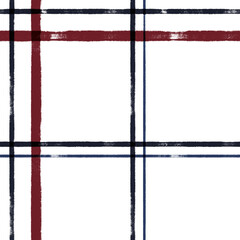Checkered blue and burgundy pattern. Seamless pattern on a white background.