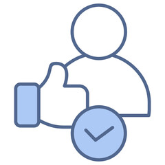 Credibility Blue Icon