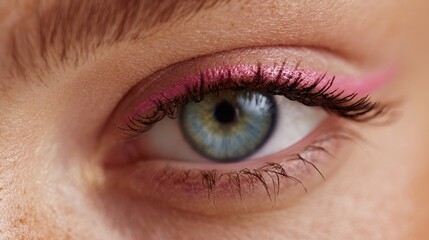 Obraz premium Makeup on womans eye