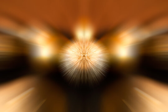 Fond de No&euml;l abstrait, &eacute;clats de lumi&egrave;re scintillants sur fond orange brun dor&eacute;