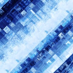 Abstract digital rendering of geometric patterns and texture