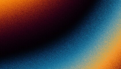 Glowing teal red yellow orange black abstract color gradient banner poster cover design, dark grainy texture, copy space