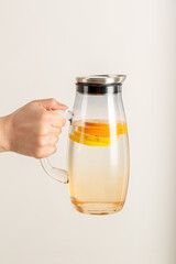 Detox Drinks and Healthy Beverages – Fresh Natural Juice Photography, Organic Detox Juice – Refreshing Drink for Wellness and Healthy Lifestyle