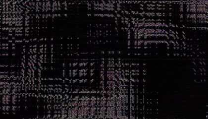 Glitch noise static television VFX. Visual video effects stripes background, CRT tv screen no signal glitch effect