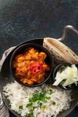 Indian ethnic food.