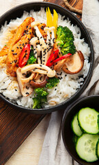 Asian cuisine dish.