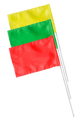 Lithuanian flag isolated