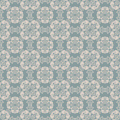 vintage pattern seamless vector texture ornament fabric damask retro decor antique