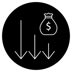 Salary Decrease Icon, Understanding Salary Decrease, Managing Financial Adjustments Wisely, Overcoming Challenges of Pay Reduction, Adapting to Economic Changes with Resilience