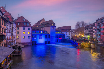 Old town Strasbourg city skyline,  cityscape of  France