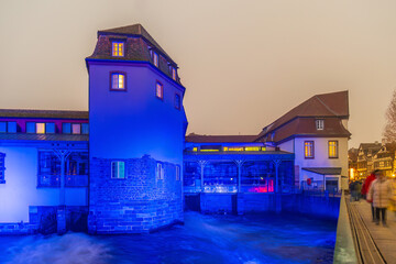 Old town Strasbourg city skyline,  cityscape of  France