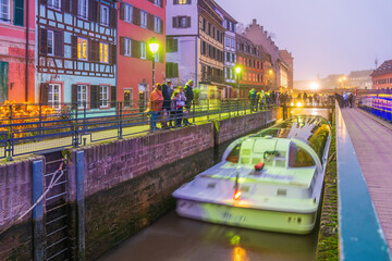 Old town Strasbourg city skyline,  cityscape of  France