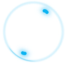 Abstract water molecule illustration simple vector graphic design isolated on white background