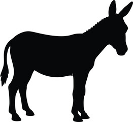 Donkey logo template for farm or brand