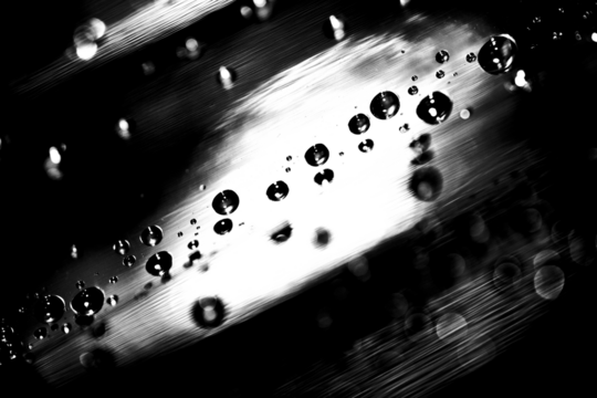 Transparent overlay abstract floating bubbles water droplets condensation rain on a glass texture