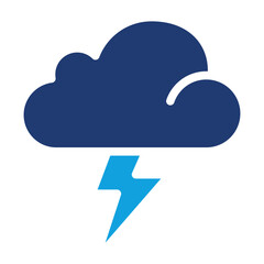Thunder Flat Blue Icon