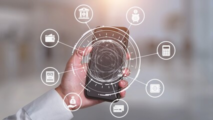 Finance icons show banking, finance investment, and financial planning. Finance supports money management, growth, savings, and business finance strategy. Gist