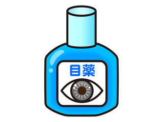 目薬のアイコンイラスト素材3