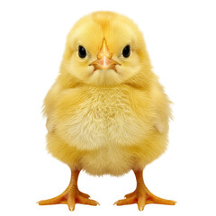 Obraz premium Adorable Chick Close-Up transparent background