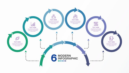 Infographic 6 steps.