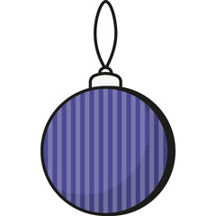 Fototapeta premium Christmas Ball Icon