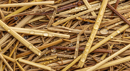 A Closer Look at Wet Straw