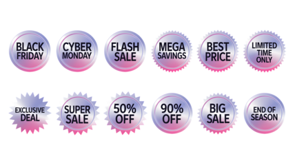 set of easter eggs with sale sign