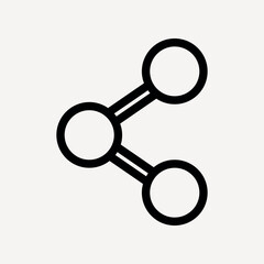 Share icon, business graphic vector