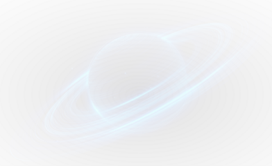 Saturn planet isolated on transparent background cutout
