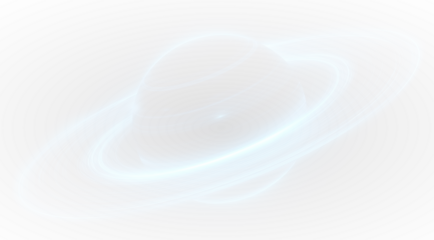 saturn planets in deep space with rings and moons surrounded. isolated with clipping path
