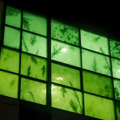 Bio-luminescent building materials that glow in the dark