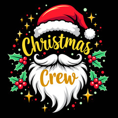 Christmas Crew T-shirt Design Bundle