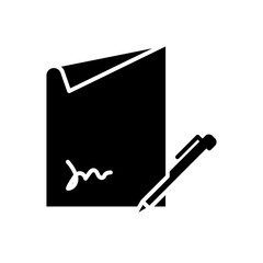 Sign file icon
