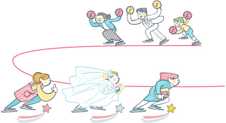 人生のステージを走る — チームパシュートが描く絆と成長