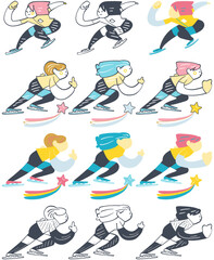 職場のチーム連携を象徴する — チームパシュートの声援
