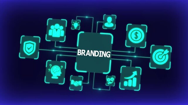 Branding Concept. Leveraging Strategy, Creativity, and Digital Tools to Enhance Brand Identity, Recognition, Engagement, and Business Growth.