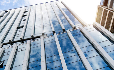 Obraz premium Low angle view of office building