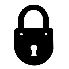 lock icon vector illustration