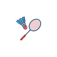 Badminton Rally Icon