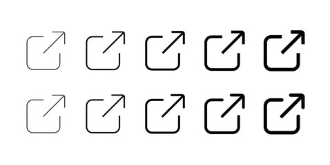 External Link Icon Set