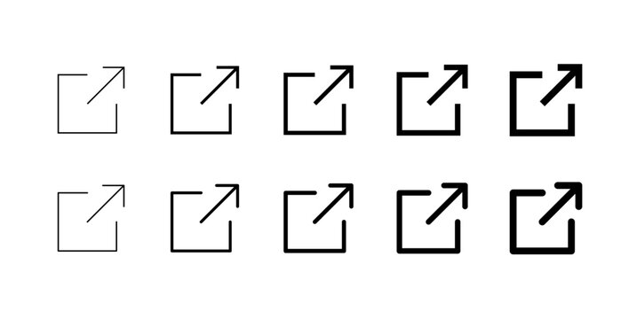 External Link Icon Set