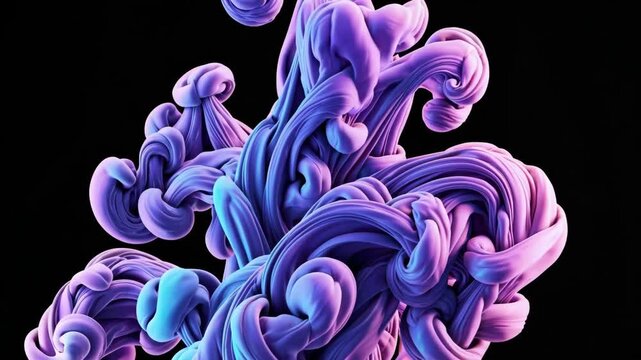 Vivid colors twist and turn as flowing patterns evolve and mesmerize. The stunning display unfolds with each frame capturing the beauty of motion.