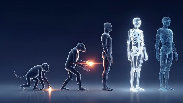 Human Evolution - From Ape to Modern Man - A Visual Journey.