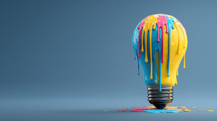 Concept illustrating innovation creativity and advanced technology for modern idea generation