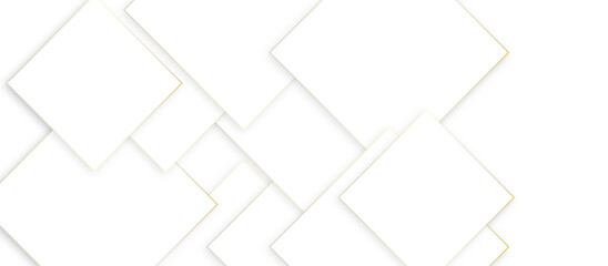 Modern square pattern background with geometric abstract texture. futuristic geometric overlapping 3d square shapes on white background. business and template vector designs.